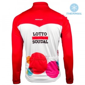 Maillot vélo 2018 Lotto Soudal Hiver Thermal Fleece N001